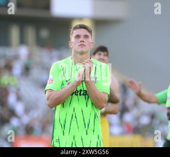 Funchal, Portogallo. 17 agosto 2024. CD Nacional - Sporting CP, dal 2° round della Portugal Betclic League 2024/25, allo Stadio Madeira, GYOKERES Helder Santos/ASpress Credit: Atlantico Press/Alamy Live News Foto Stock