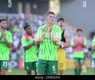 Funchal, Portogallo. 17 agosto 2024. CD Nacional - Sporting CP, dal 2° round della Portugal Betclic League 2024/25, allo Stadio Madeira, GYOKERES Helder Santos/ASpress Credit: Atlantico Press/Alamy Live News Foto Stock