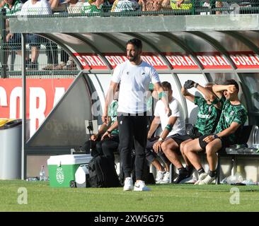 Funchal, Portogallo. 17 agosto 2024. CD Nacional - Sporting CP, dal 2° round della Portugal Betclic League 2024/25, allo Stadio di Madeira, RUBEN AMORIM Helder Santos/ASpress Credit: Atlantico Press/Alamy Live News Foto Stock