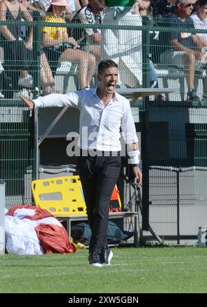 Funchal, Portogallo. 17 agosto 2024. CD Nacional - Sporting CP, dal 2° round della Portugal Betclic League 2024/25, allo Stadio Madeira, TIAGO MARGARIDO Helder Santos/ASpress Credit: Atlantico Press/Alamy Live News Foto Stock