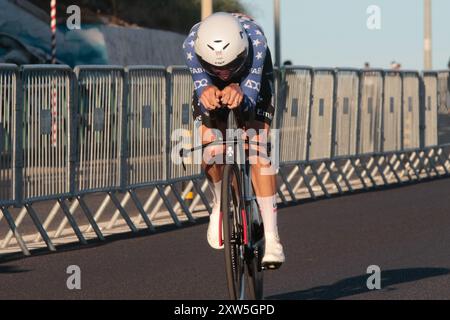 Brandon McNulty USA campione del TT America UAE Team Emirates Foto Stock