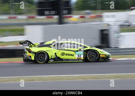 Mirko Bortolotti (ITA), Lamborghini Huracane GT3 Evo 2, Team: SSR Performance (DEU) Motorsport, DTM 2024, DTM05, qualificazione 1, Samstag, Nuerburgring, Nuerburg, Deutschland, 17.08.2024 foto: Eibner-Pressefoto/Juergen Augst Foto Stock