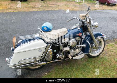 Veterano motociclistico Harley Davidson Foto Stock