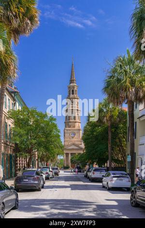 Saint Phillips Church, Charleston, South Carolina USA Foto Stock