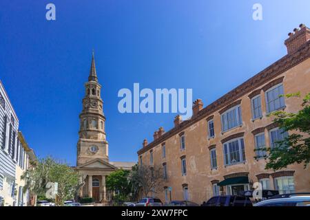 Saint Phillips Church, Charleston, South Carolina USA Foto Stock