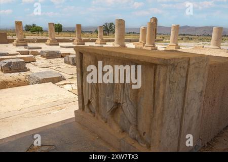 Palazzo privato pasargadae shiraz iran Foto Stock