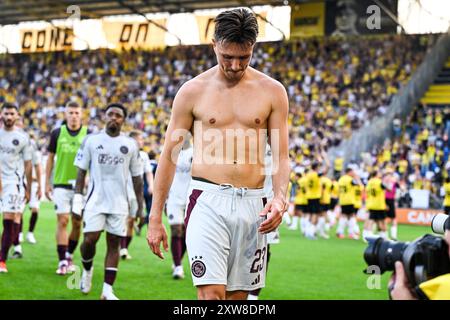 BREDA - Steven Berghuis dell'Ajax è deluso dalla sconfitta durante la partita olandese Eredivisie tra il NAC Breda e l'Ajax Amsterdam allo stadio Rat Verlegh il 18 agosto 2024 a Breda, Paesi Bassi. ANP OLAF KRAAK Foto Stock