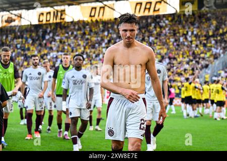 BREDA - Steven Berghuis dell'Ajax è deluso dalla sconfitta durante la partita olandese Eredivisie tra il NAC Breda e l'Ajax Amsterdam allo stadio Rat Verlegh il 18 agosto 2024 a Breda, Paesi Bassi. ANP OLAF KRAAK Foto Stock