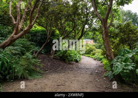 I giardini di Quarry Bank, Styal, Cheshire, Inghilterra. Foto Stock