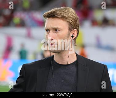 Simon Rolfes (Leverkusen), Leverkusen, Germania. 17 agosto 2024. Supercup, Bayer 04 Leverkusen - VfB Stoccarda. Crediti: Juergen Schwarz/Alamy Live News Foto Stock