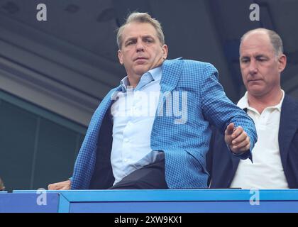 Londra, Regno Unito. 18 agosto 2024. Todd Boehly, co-proprietario del Chelsea, durante la partita di Premier League allo Stamford Bridge, Londra. Il credito per immagini dovrebbe essere: Paul Terry/Sportimage Credit: Sportimage Ltd/Alamy Live News Foto Stock