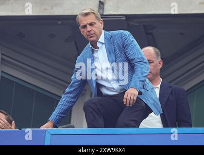 Londra, Regno Unito. 18 agosto 2024. Todd Boehly, co-proprietario del Chelsea, durante la partita di Premier League allo Stamford Bridge, Londra. Il credito per immagini dovrebbe essere: Paul Terry/Sportimage Credit: Sportimage Ltd/Alamy Live News Foto Stock