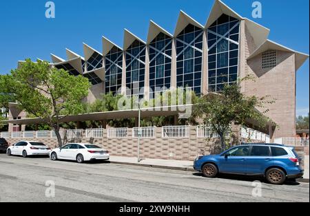 Glendale First United Methodist Church, metà del secolo, moderno, architettura, edificio, Glendale, Church, Los Angeles, California, USA Foto Stock
