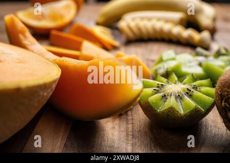 Tagliare la frutta Foto Stock