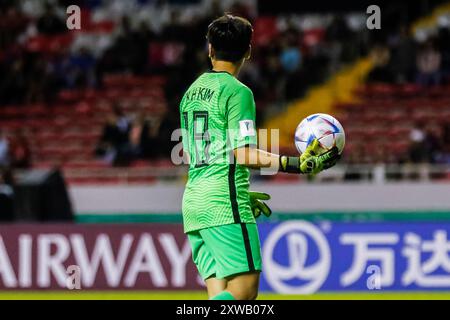 La portiere Kyeonghee Kim della Repubblica di Corea durante la partita di Coppa del mondo femminile FIFA U-20 Costa Rica Francia contro Repubblica di Corea il 17 agosto 2022. (Foto Foto Stock