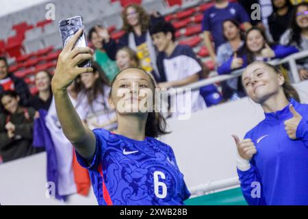 Cyrielle Blanc di Francia durante la partita di Coppa del mondo femminile FIFA U-20 Costa Rica Francia contro Repubblica di Corea il 17 agosto 2022. (Foto di Martín Fonseca/ Foto Stock