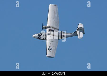 Catalina vola all'airshow di Blackpool - agosto 2024 Foto Stock