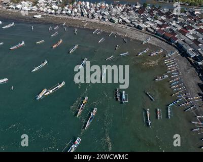 Mercato del pesce Tanjung Luar, Capo Luar, Lombok, Indonesia, Asia Foto Stock