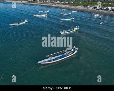 Mercato del pesce Tanjung Luar, Capo Luar, Lombok, Indonesia, Asia Foto Stock