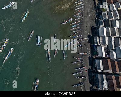 Mercato del pesce Tanjung Luar, Capo Luar, Lombok, Indonesia, Asia Foto Stock