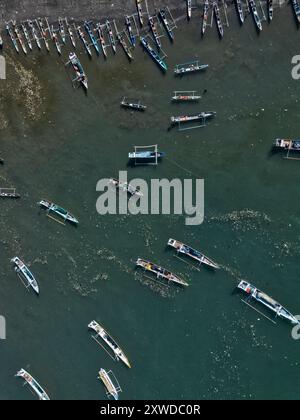 Mercato del pesce Tanjung Luar, Capo Luar, Lombok, Indonesia, Asia Foto Stock