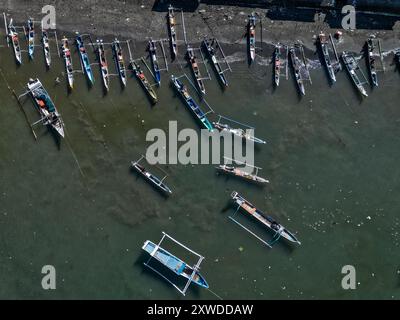 Mercato del pesce Tanjung Luar, Capo Luar, Lombok, Indonesia, Asia Foto Stock