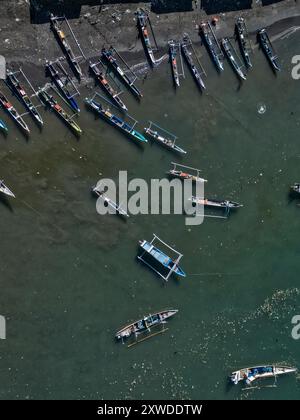 Mercato del pesce Tanjung Luar, Capo Luar, Lombok, Indonesia, Asia Foto Stock
