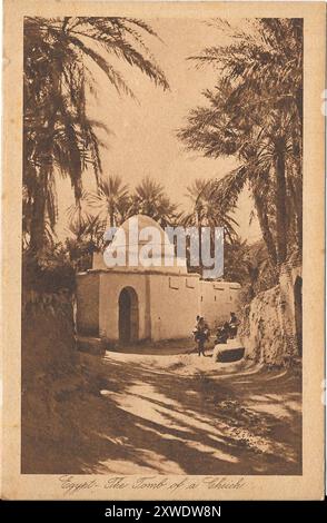 Set di cartoline egiziane degli anni '1900 dalla mia collezione di famiglia Foto Stock