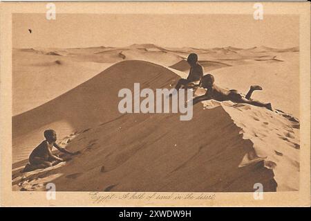 Set di cartoline egiziane degli anni '1900 dalla mia collezione di famiglia Foto Stock