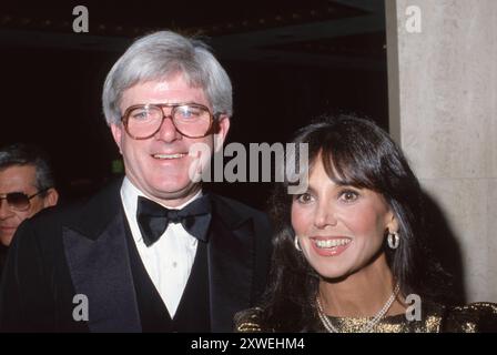 **FOTO FILE** Phil Donahue è morto. Marlo Thomas e Phil Donahue circa 1980's Credit: Ralph Dominguez/MediaPunch Foto Stock