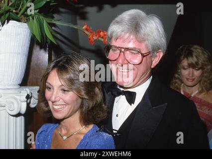 **FOTO FILE** Phil Donahue è morto. Marlo Thomas e Phil Donahue circa 1980's Credit: Ralph Dominguez/MediaPunch Foto Stock