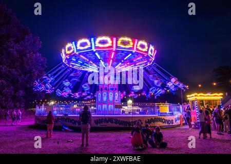 Wimborne St Giles, 16 agosto 2024: We Out Here Festival Foto Stock