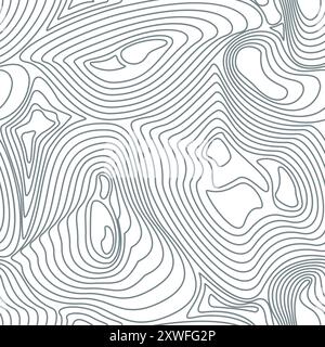 Mappa geodesia topografica modello senza cuciture Illustrazione Vettoriale