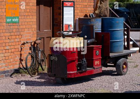 Railways at Work 1960s Re-Enactment Event, Great Central Railway, Leicestershire, agosto 2024 Foto Stock