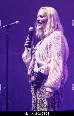 Green Man Festival, Brecon Beacons, Galles, Regno Unito. 15 agosto 2024. Fiona Stewart al Green Man Festival. Nella foto: Direttore generale e proprietario del Green Man Festival, Fiona Stewart. Credito: Nidpor/EMPICS/Alamy Live News Foto Stock