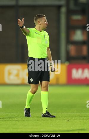 Amsterdam, Paesi Bassi. 19 agosto 2024. AMSTERDAM, PAESI BASSI - 19 AGOSTO: Durante l'incontro olandese Keuken Kampioen Divisie tra Jong Ajax e MVV allo Sportpark de Toekomst il 19 agosto 2024 ad Amsterdam, Paesi Bassi. (Foto di Gerard Spaans/Orange Pictures) credito: Orange Pics BV/Alamy Live News Foto Stock