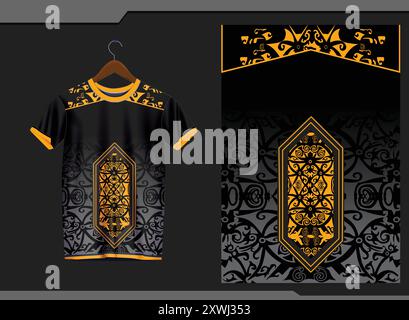 camicia sportiva, illustrazione, stile, tessuto, giocatore, maglia da calcio, design t-shirt, motivo maglia, e-sport, t-shirt, corse, jersey sport Illustrazione Vettoriale