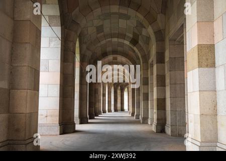 La Kongresshalle a Nürnberg, presso il raduno del partito nazista, a sud-est di Norimberga, in Germania Foto Stock