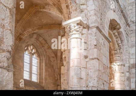 A parte la chiesa abbaziale di Bernay nel dipartimento Eure della Normandia, in Francia Foto Stock