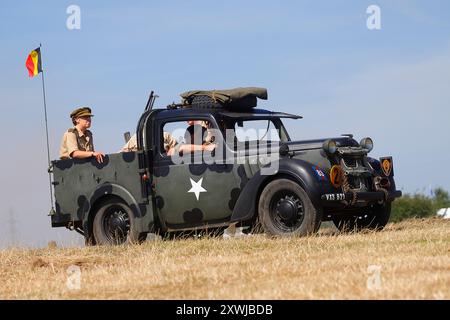 Austin Tilly in mostra presso lo Yorkshire Wartime Experience Showground a Hunsworth, West Yorkshire, Regno Unito Foto Stock