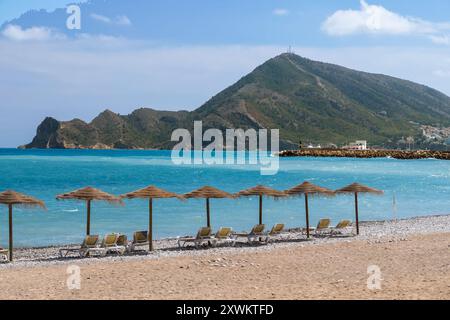 Alicante in Spagna: Il lungomare di Altea Foto Stock