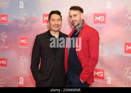 Sydney, Australia. 20 agosto 2024. TBC sul tappeto rosso alla proiezione di gala "Take My Hand" di Sydney al Palace Cinemas, al quartiere degli intrattenimenti, Lang Road, Moore Park. Crediti: Richard Milnes/Alamy Live News Foto Stock