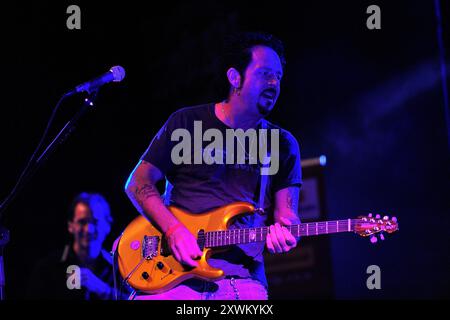 Guitar Virtuoso Steve Lukather, la leggenda della chitarra Steve Lukhater, Toto,Photo Kazimierz Jurewicz,Steven Lee 'Luke' Lukather (New York, 21 ottobre 1957) è un chitarrista, cantante, arrangiatore e produttore discografico statunitense Foto Stock