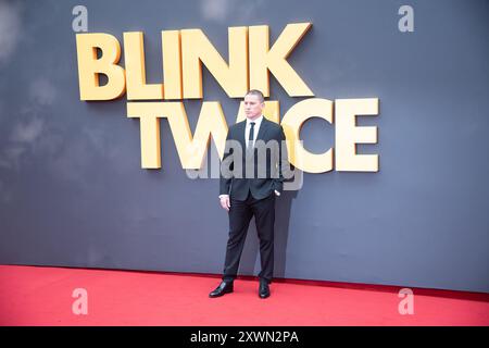 Londra, Regno Unito. 19 agosto 2024. Nella foto: Channing Tatum partecipa alla prima europea di "Blink Twice" a Odeon Luxe Leicester Square. Credito: Justin ng/Alamy Live News Foto Stock