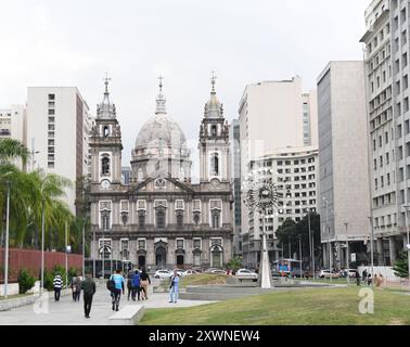 Chiesa di nostra Signora della Candelaria, Rio de Janeiro Foto Stock