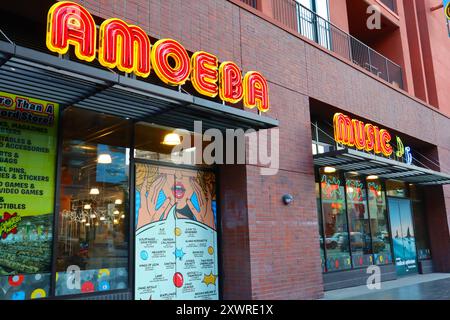 Hollywood, California: Negozio di musica Amoeba situato al 6200 di Hollywood Blvd Foto Stock