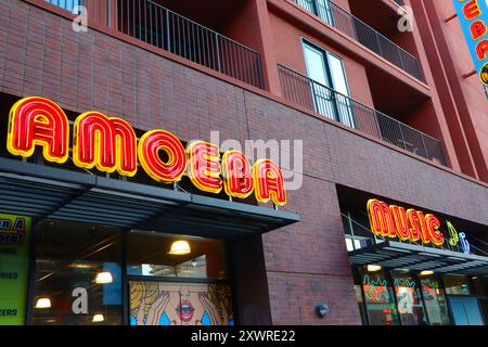 Hollywood, California: Negozio di musica Amoeba situato al 6200 di Hollywood Blvd Foto Stock