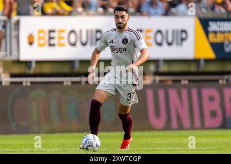 Breda, Paesi Bassi. 18 agosto 2024. BREDA, PAESI BASSI - 18 AGOSTO: Josip Sutalo dell'Ajax durante l'incontro olandese Eredivisie tra il NAC Breda e l'AFC Ajax al Rat Verlegh Stadion il 18 agosto 2024 a Breda, Paesi Bassi. (Foto di Joris Verwijst/Orange Pictures) credito: Orange Pics BV/Alamy Live News Foto Stock