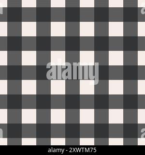 Motivo vettoriale senza cuciture, tovaglia Gingham sfondo senza cuciture. Illustrazione vettoriale Illustrazione Vettoriale