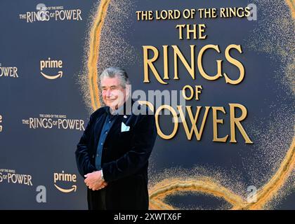 LONDRA, REGNO UNITO. 20 agosto 2024. VIC Armstrong partecipa alla prima mondiale di The Lord of the Rings: The Rings of Power - stagione 2 al BFI SOUTHBANK di Londra, Regno Unito. ( Credito: Vedi li/Picture Capital/Alamy Live News Foto Stock